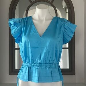 Alden Adair BLUE Marina Tank in Ocean, Size S New w/Tag in Packaging